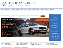 Tablet Screenshot of buycolonialbuick.com